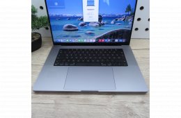 Apple MacBook Pro 16 (2021) – M1 Pro / 16GB / 512GB SSD – használt, szép állapot – 89% akku (174 ciklus)