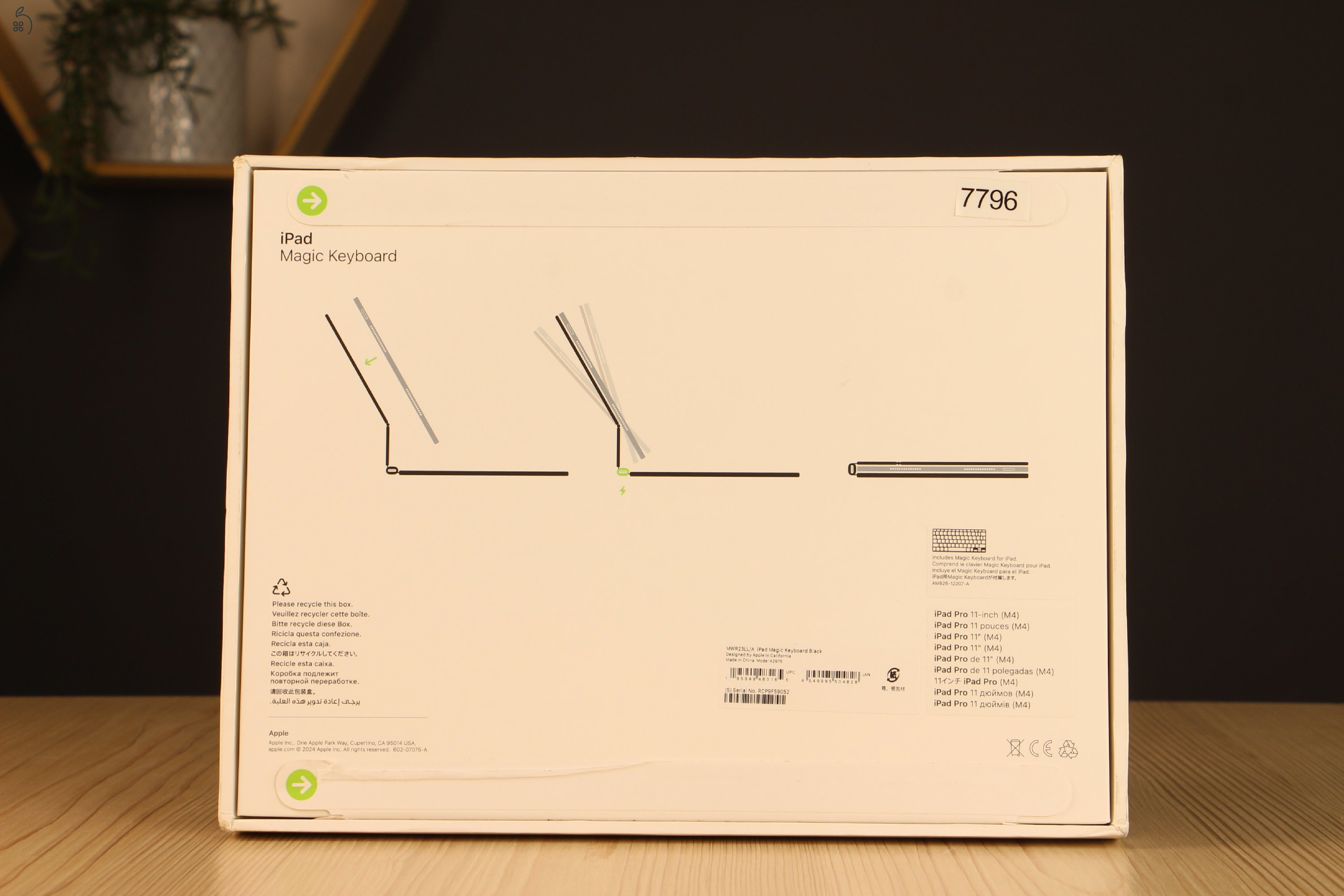 Új Apple Magic Keyboard iPad Pro 11