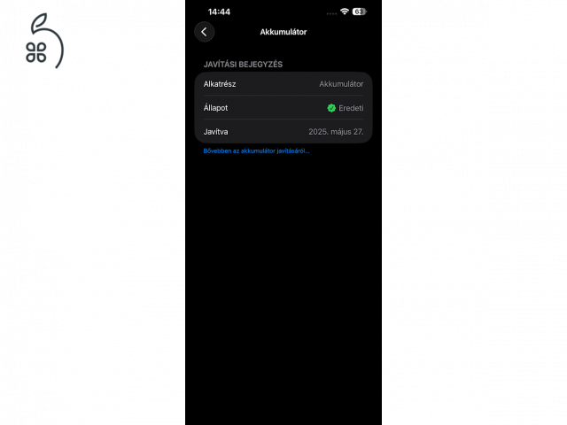 Iphone 13 Pro Max 100% akkumulátor 