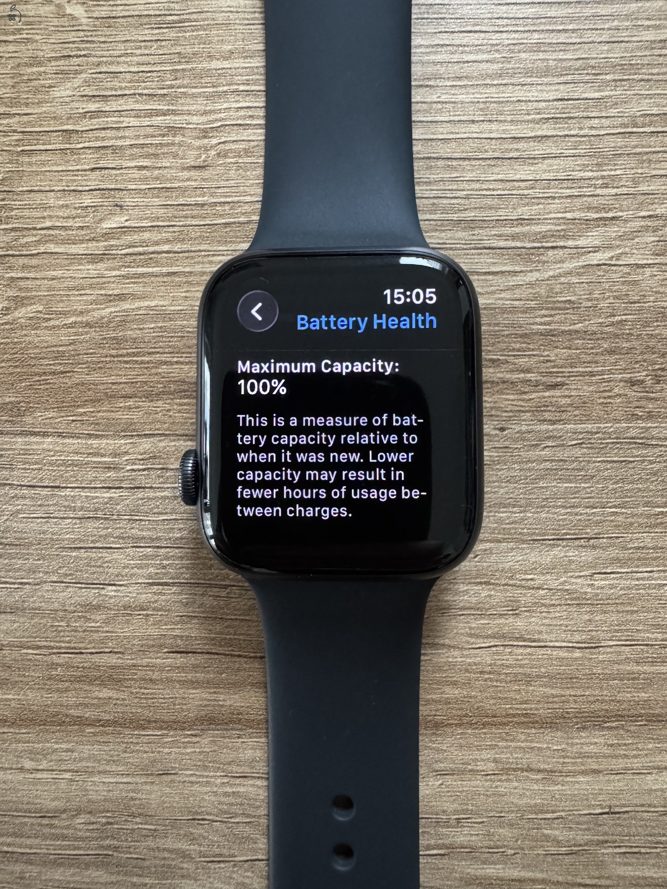 Apple Watch Series 6 44mm fekete GPS