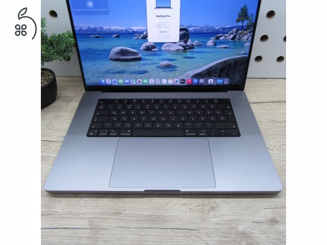 Apple MacBook Pro 16 (2021) – M1 Pro / 16GB / 512GB SSD – használt, karcmentes – 86% akku (227 ciklus)