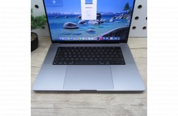 Apple MacBook Pro 16 (2021) – M1 Pro / 16GB / 512GB SSD – használt, karcmentes – 86% akku (227 ciklus)