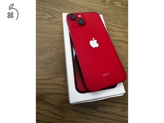 iPhone 14 (PRODUCT) RED – 80% akkukapacitás – szép állapotban