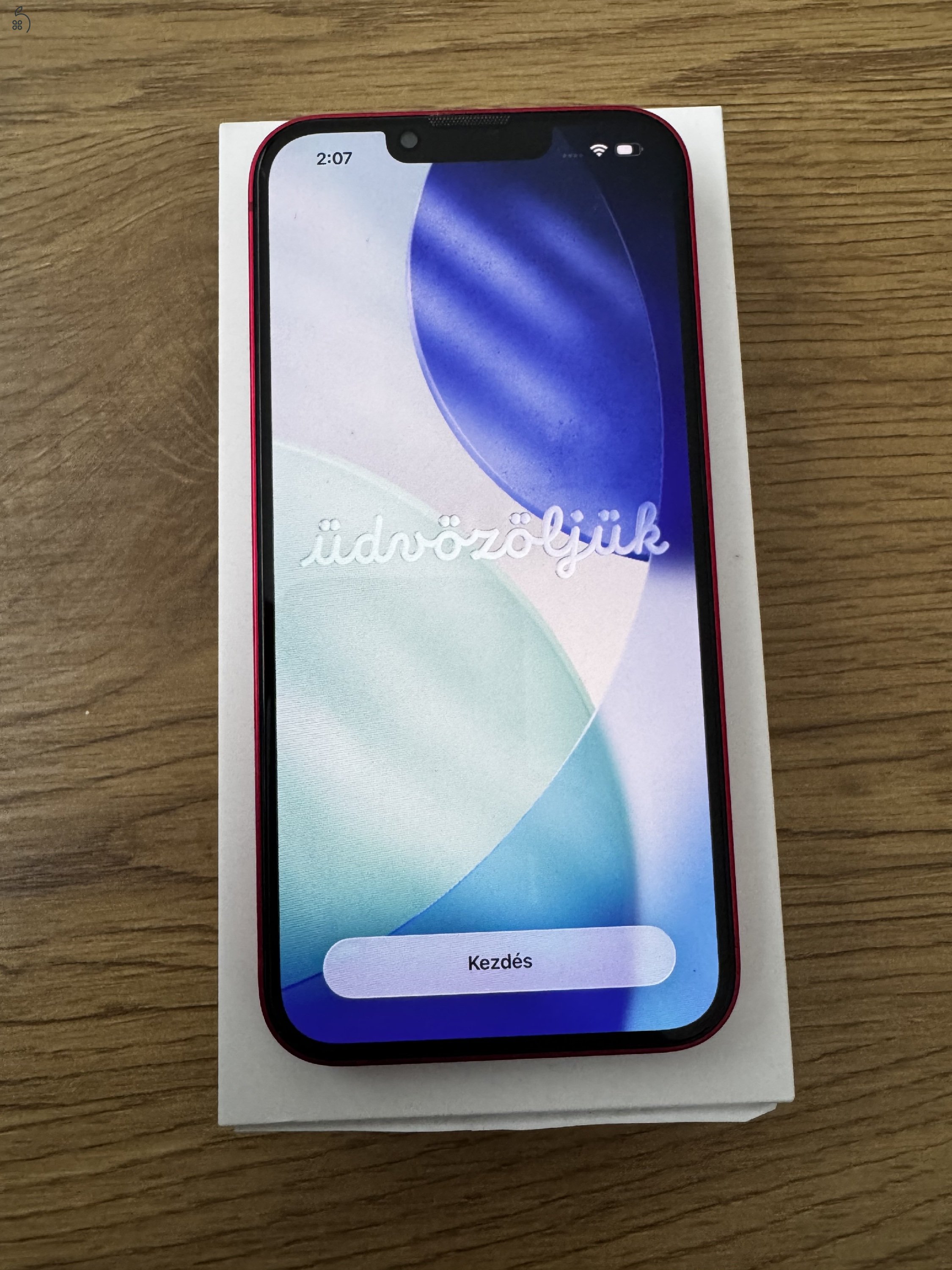 iPhone 14 (PRODUCT) RED – 80% akkukapacitás – szép állapotban