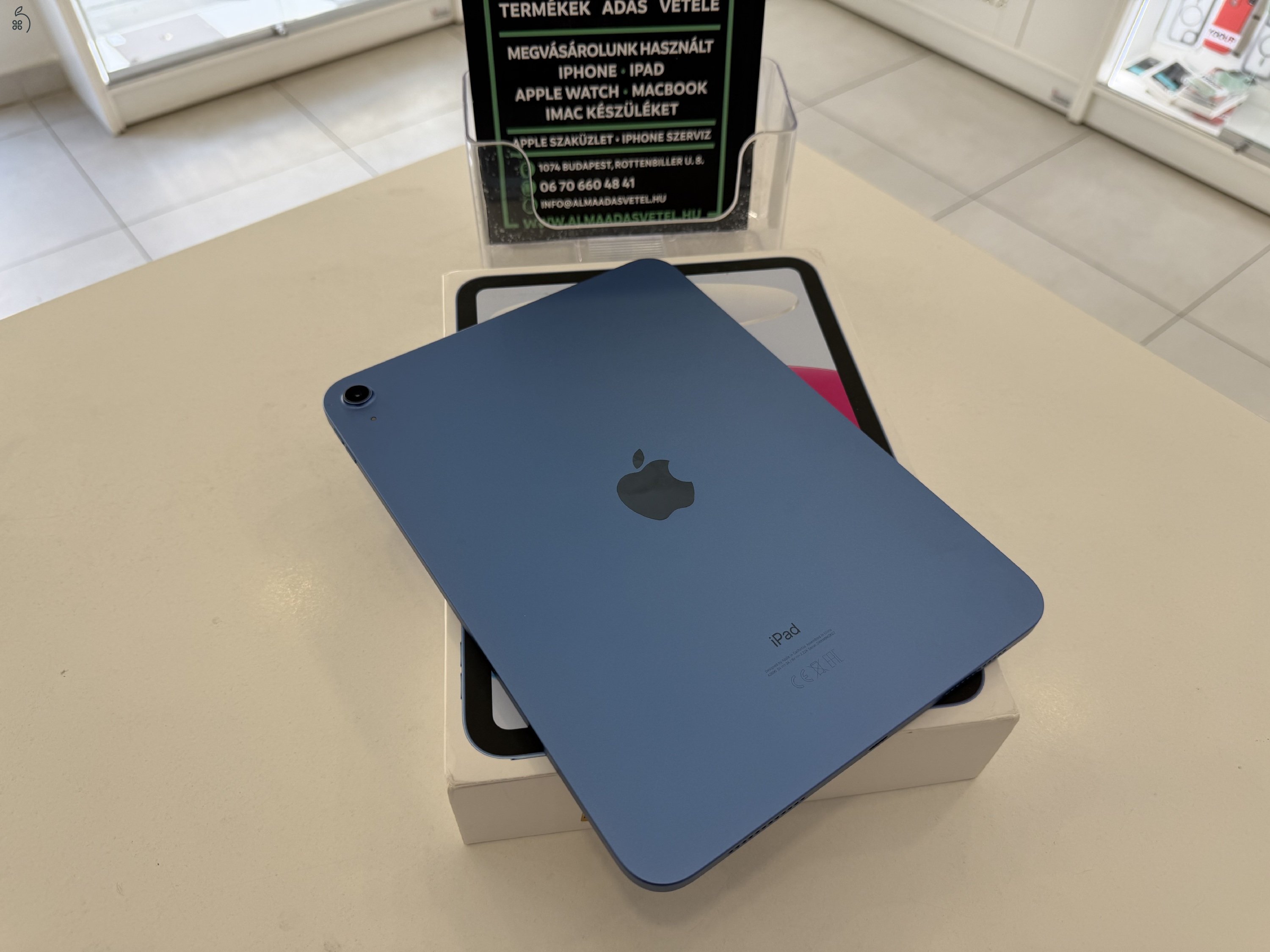 iPad 10th. 64GB Wifi Újszerű/1-3 hónap gar./Akku 88%/p4785