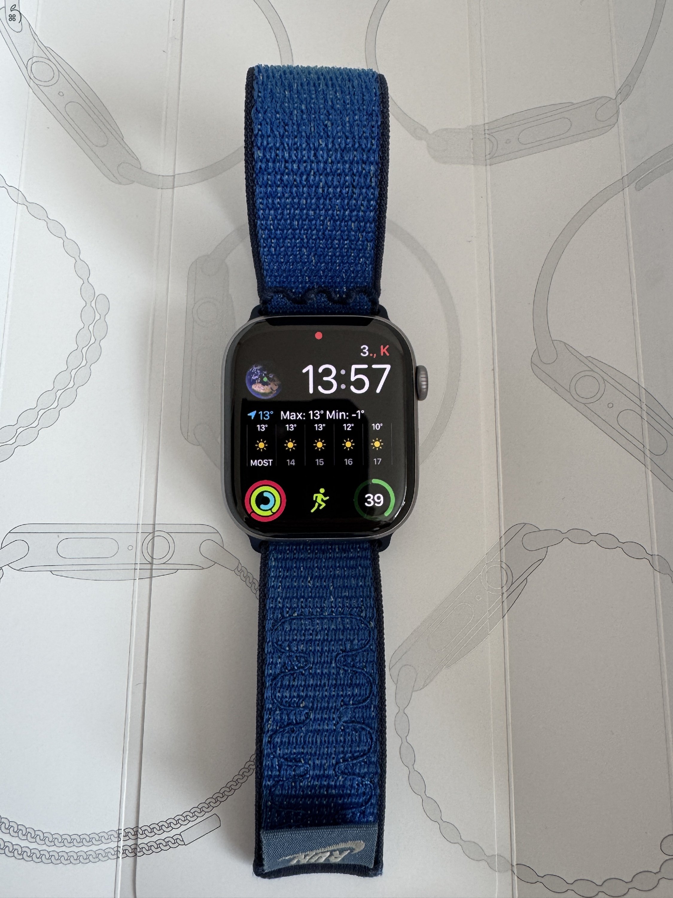 Apple Watch 11 46mm karcmentes 1,5 év garanciával