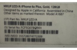 iPhone 6S plus, 128GB, független, hibátlan külső, akku84%