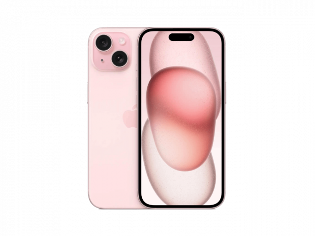 Apple iPhone 15 Plus 100% Akksi 128GB Pink