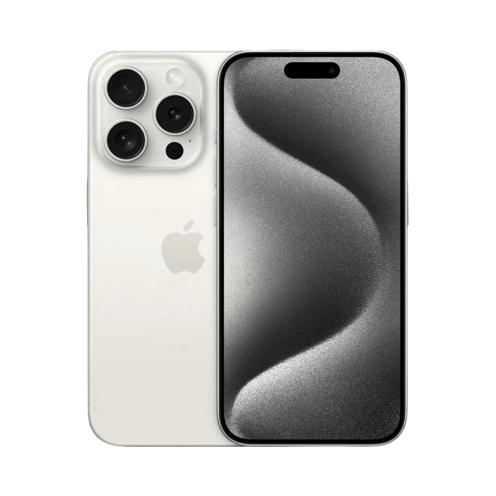 iPhone 15 Pro Max 100% Akksi 256 GB White titanium