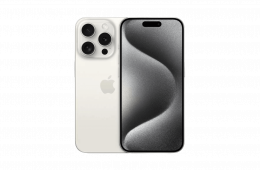 iPhone 15 Pro Max 100% Akksi 256 GB White titanium