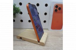 Apple iPhone 17 Pro Cosmic Orange 256GB használt karcmentes – 100% akku (49 ciklus) – garancia 2026.12.29.-ig