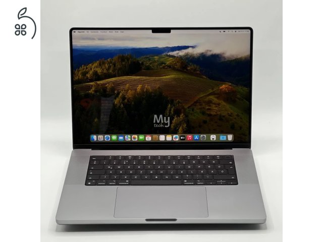 MacBook Pro 16″ 2021, M1 Pro 10 core, 32 GB RAM, 16 core GPU, 1 TB SSD, Space Gray  27% Áfás (0339AB-4372)