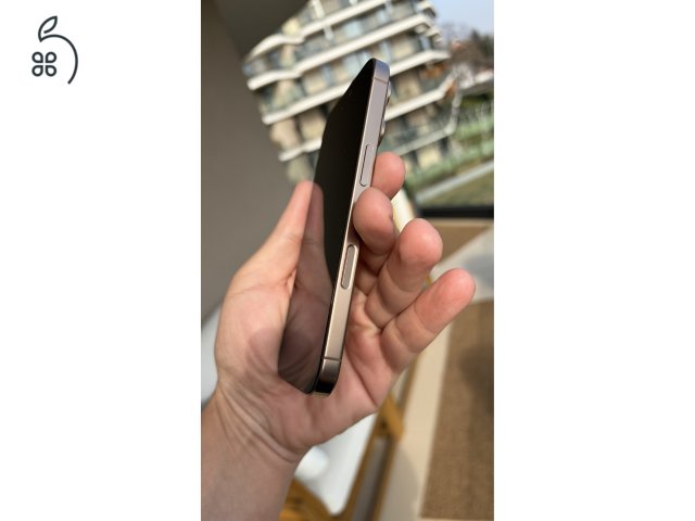 iPhone 16 Pro 128GB Desert Titanium – karcmentes, doboz + számla, garancia 2028-ig