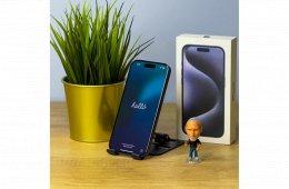 MacSzerez.com - iPhone 15 Pro / 256GB / Kék Titán / Kártyafüggetlen / Garancia!