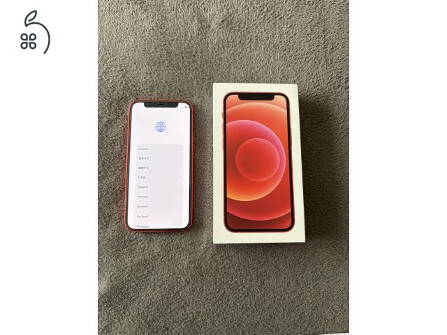 Iphone 12 Mini, 64 GB-os, megkímélt állapotú, tartozékokkal