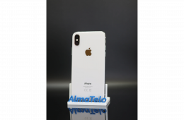 Apple iPhone X 64 GB Silver 100% akku - 12 HÓ GARANCIA