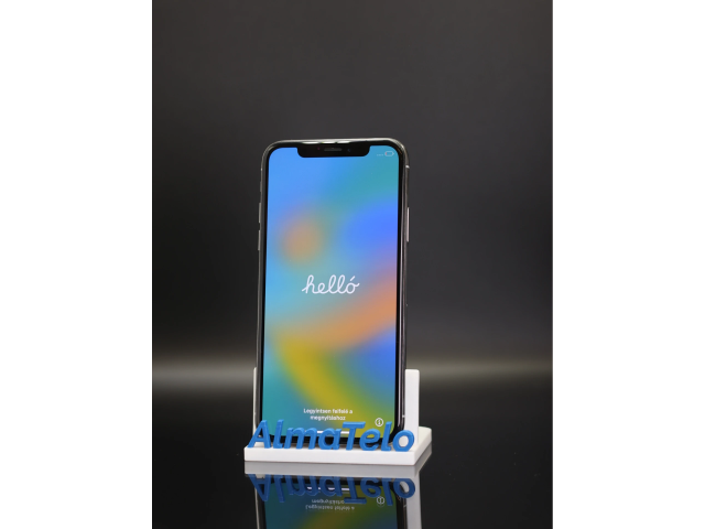 Apple iPhone X 64 GB Silver 100% akku - 12 HÓ GARANCIA