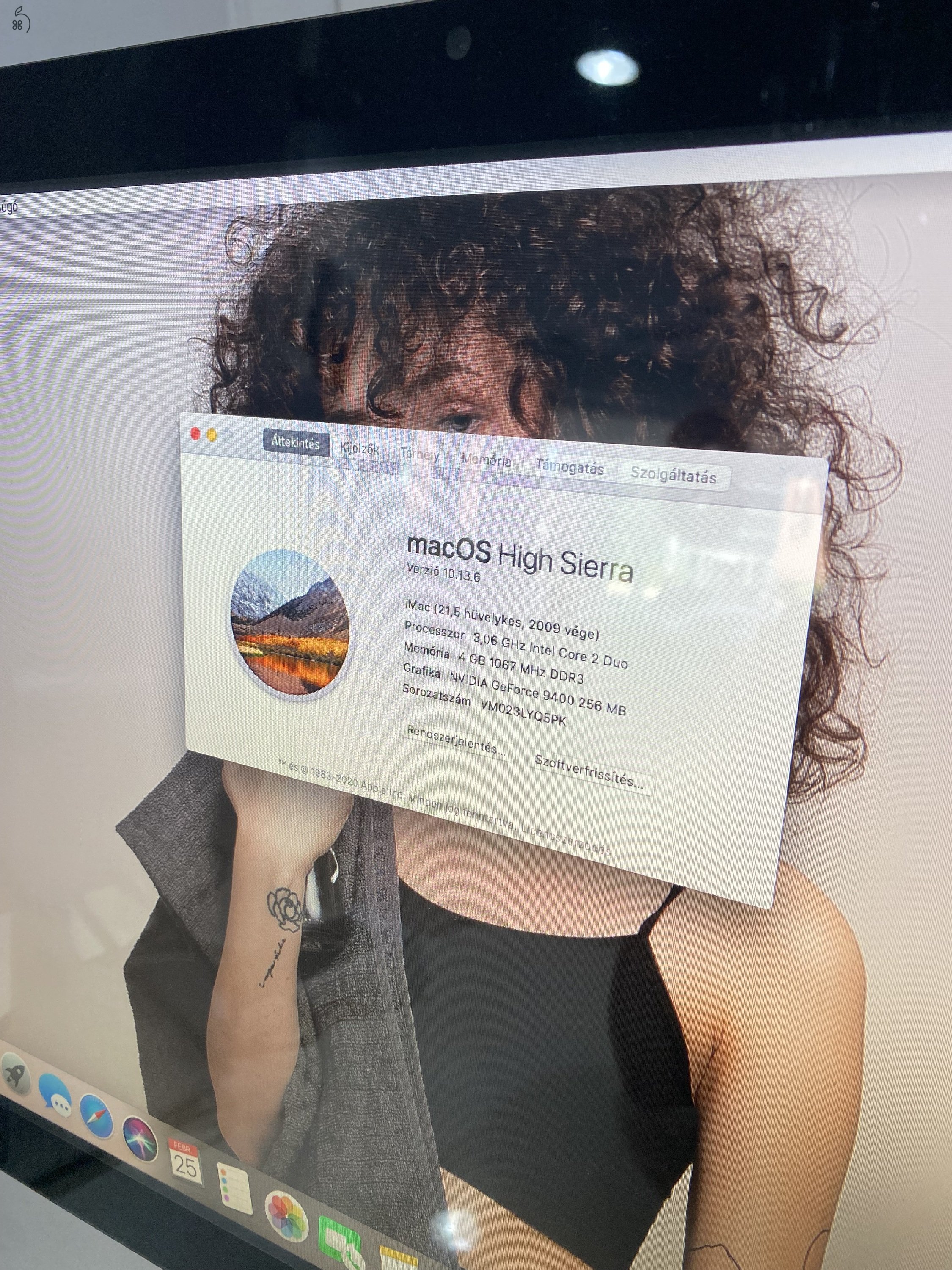 Apple iMac 21,5” – 2008 év végi / régebbi modell 