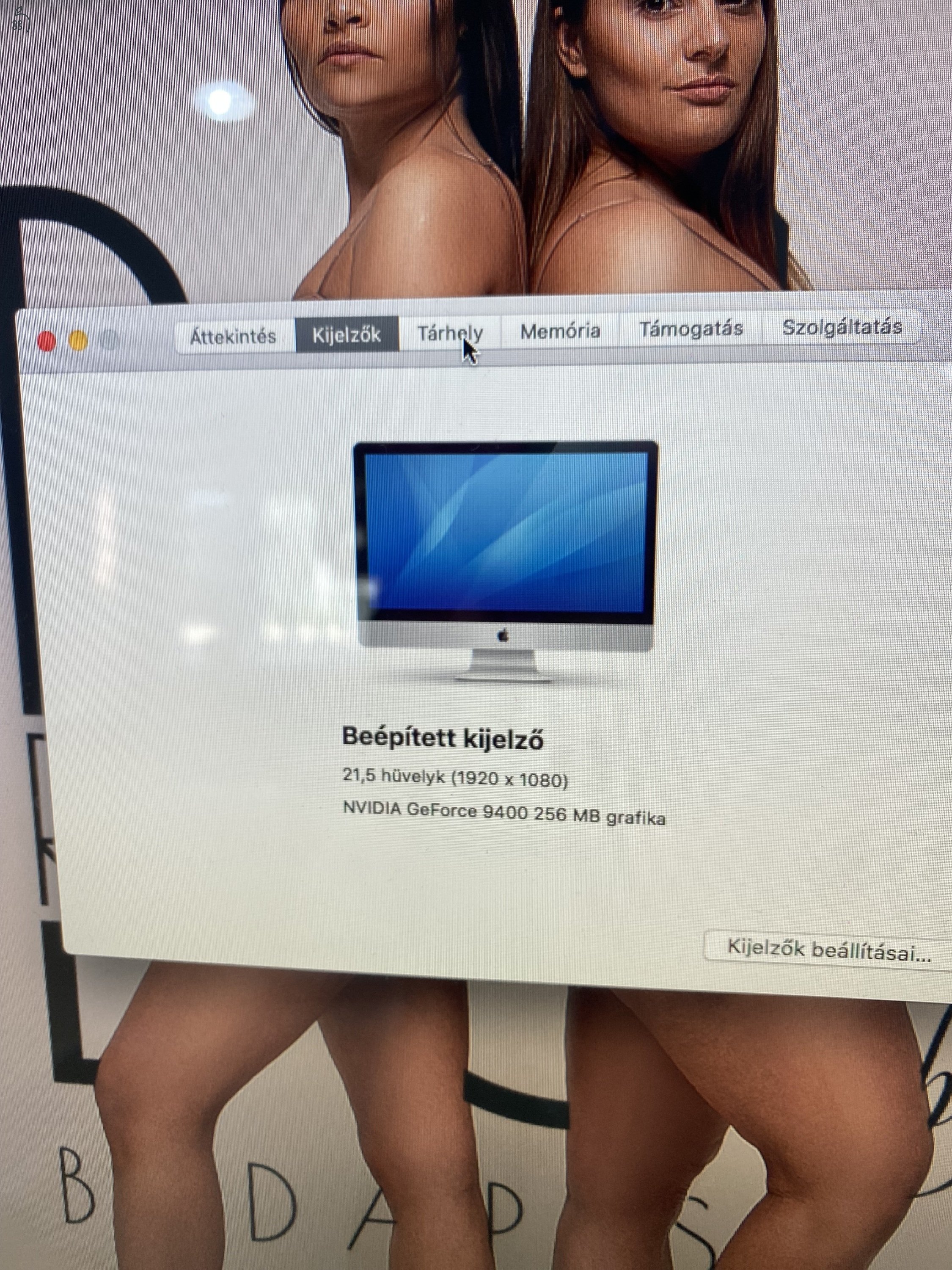 Apple iMac 21,5” – 2008 év végi / régebbi modell 