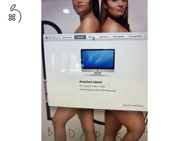 Apple iMac 21,5” – 2008 év végi / régebbi modell 