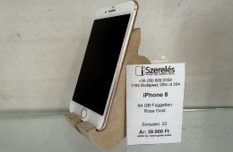 Garanciás iPhone 8 64 gb független rose gold új akkuval (22) iSzerelés.hu