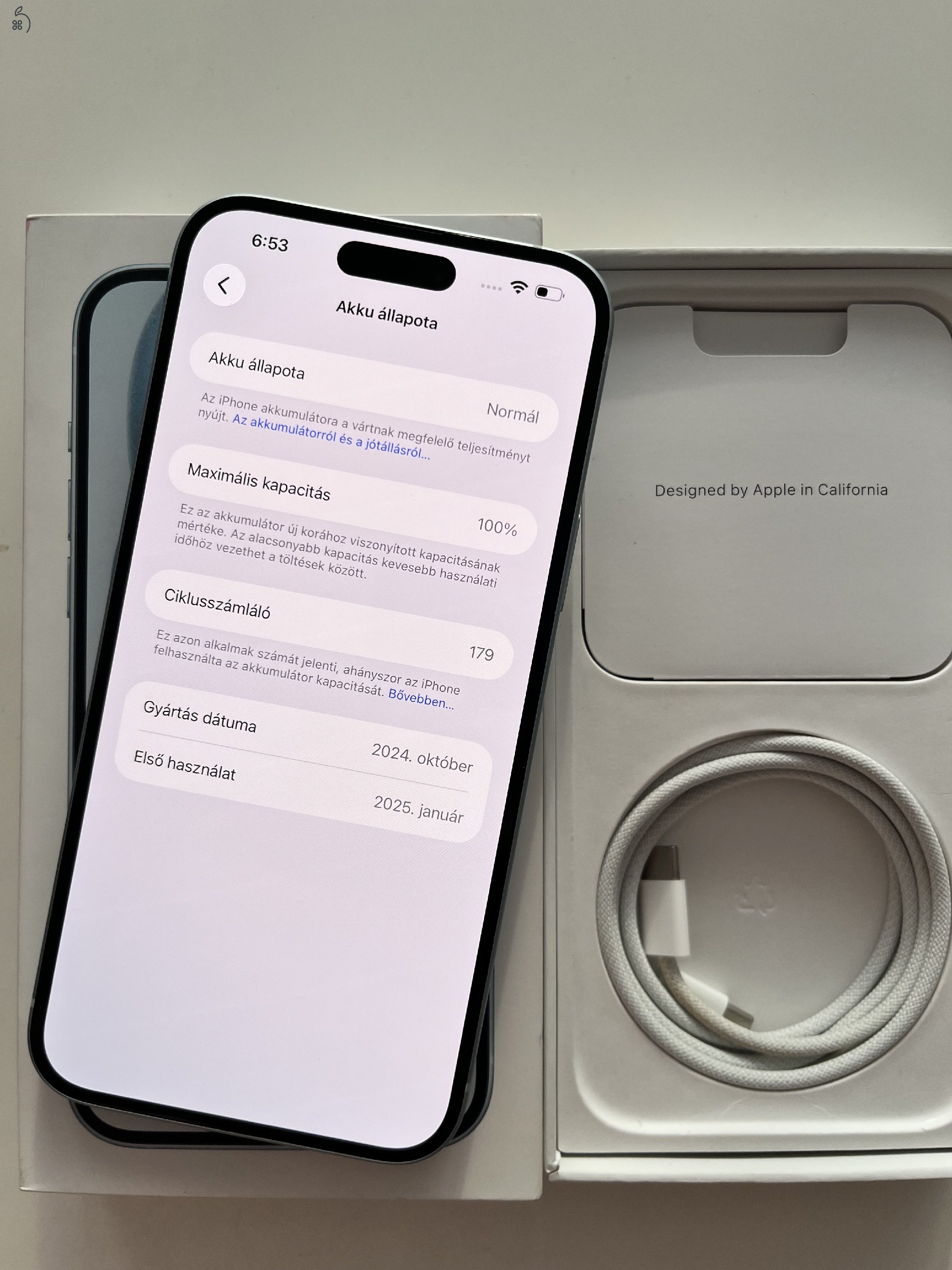 iPhone 15 Plus 128GB Akku 100%! 