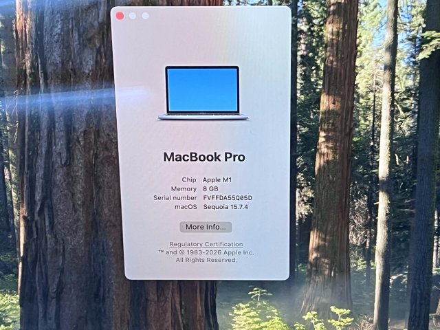 Hibátlan MacBook Pro 2020 M1 13”256GB 2 ÉV Garanciával