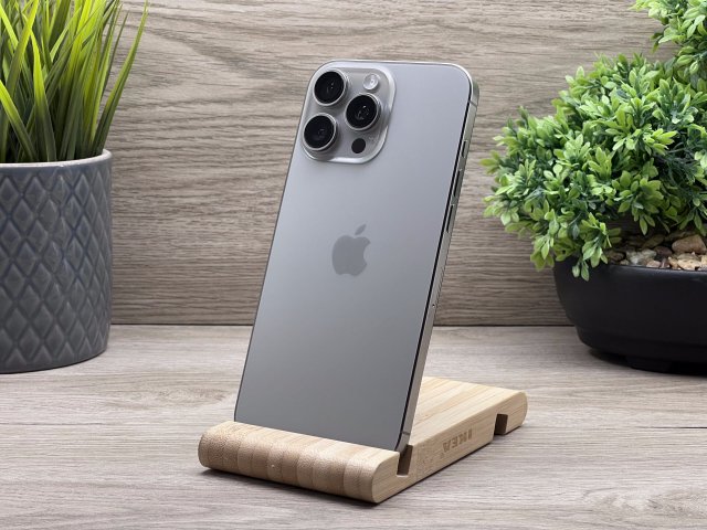 Hibátlan iPhone 16 Pro Max Natural Titanium 256GB 2 ÉV Garanciával 93%