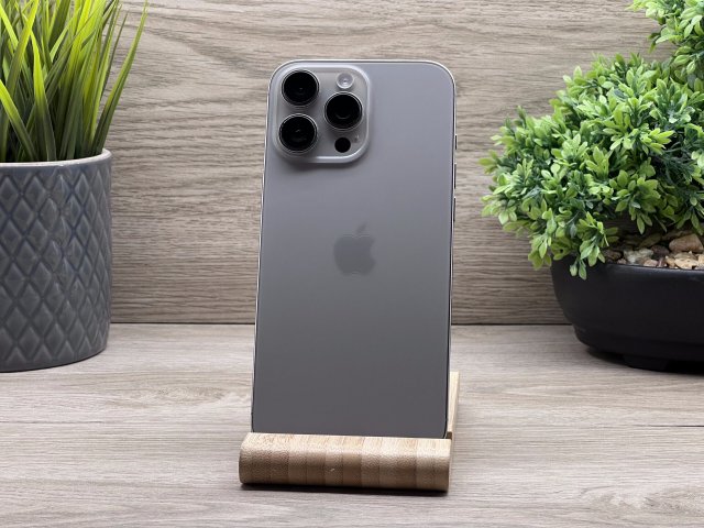 Hibátlan iPhone 16 Pro Max Natural Titanium 256GB 2 ÉV Garanciával 93%