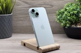 Hibátlan iPhone 15 Green 128GB 2 ÉV Garanciával 100% (0.Ciklus)