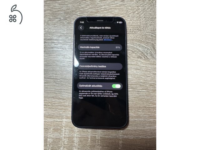 iPhone 12 mini 64GB független / fekete