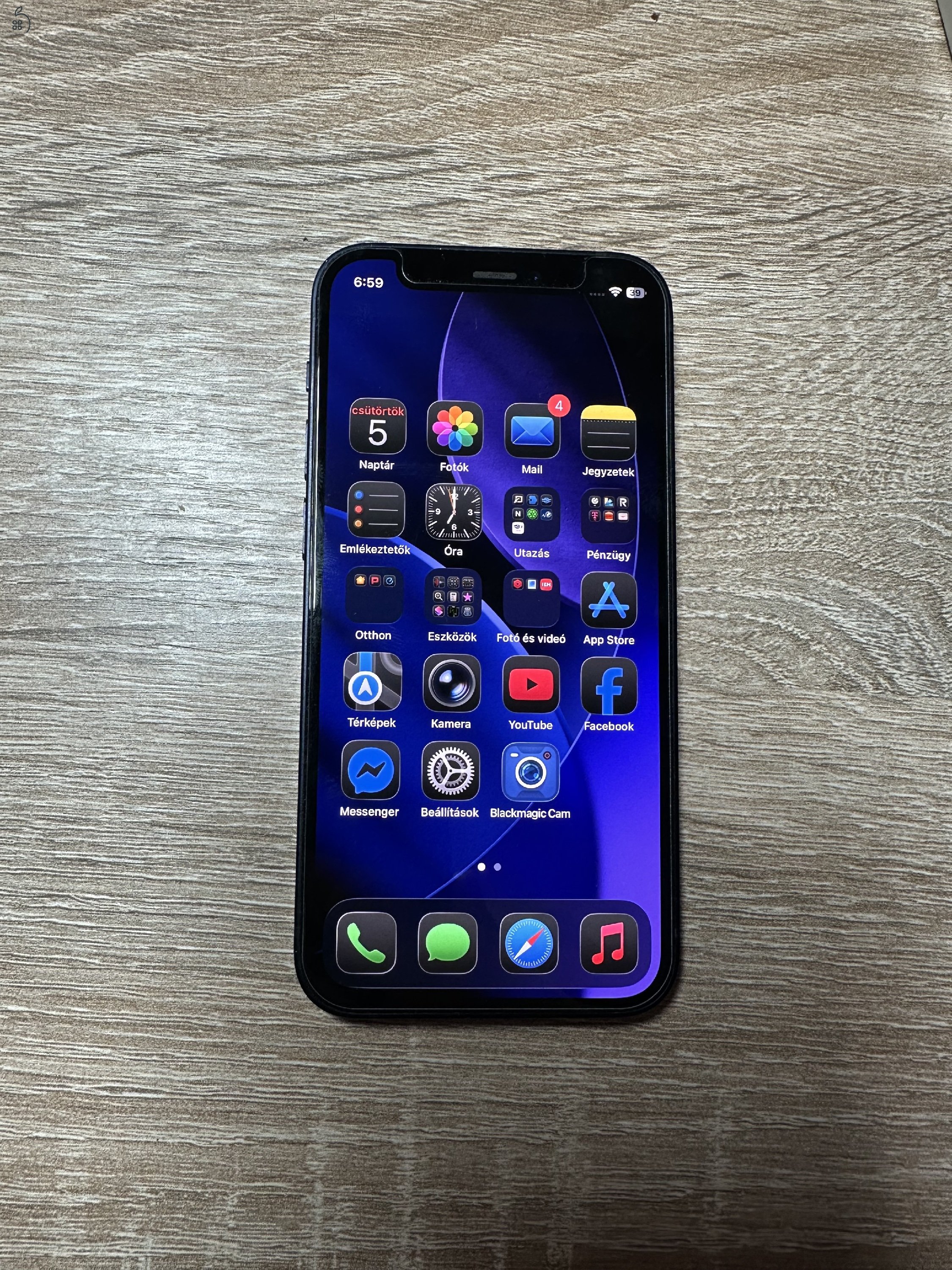 iPhone 12 mini 64GB független / fekete