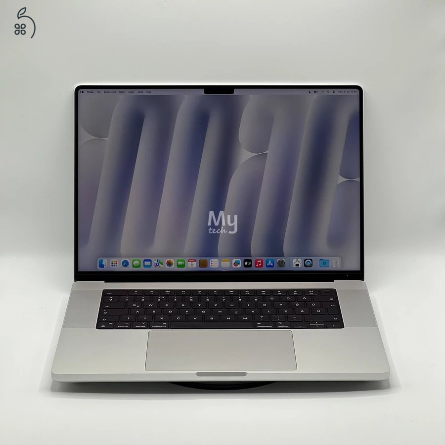 MacBook Pro 16″ 2021, M1 Max , 64 GB RAM, 10 core CPU, 24 core GPU, 512GB SSD, Silver 27% Áfás (0382AR)
