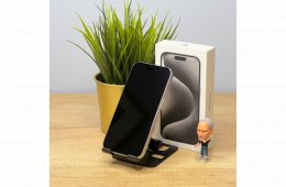 MacSzerez.com - iPhone 15 Pro / 128GB / Fehér Titán / Kártyafüggetlen / Garancia! 