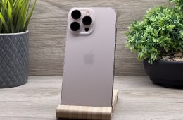 Hibátlan iPhone 16 Pro Max White Titanium 256GB 2 ÉV Garanciával 96%