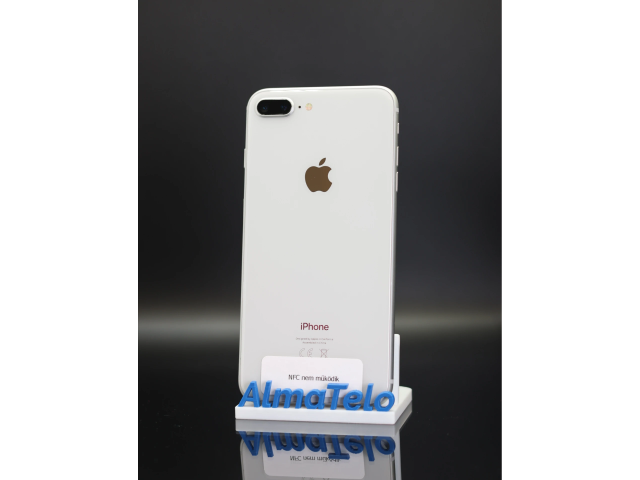 Apple iPhone 8 Plus 64 GB Silver 100% akku - 12 HÓ GARANCIA