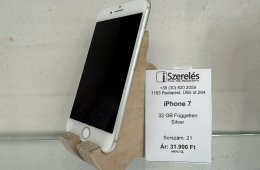 iPhone 7 32GB független silver ÚJ AKKUVAL (21) iSzerelés.hu