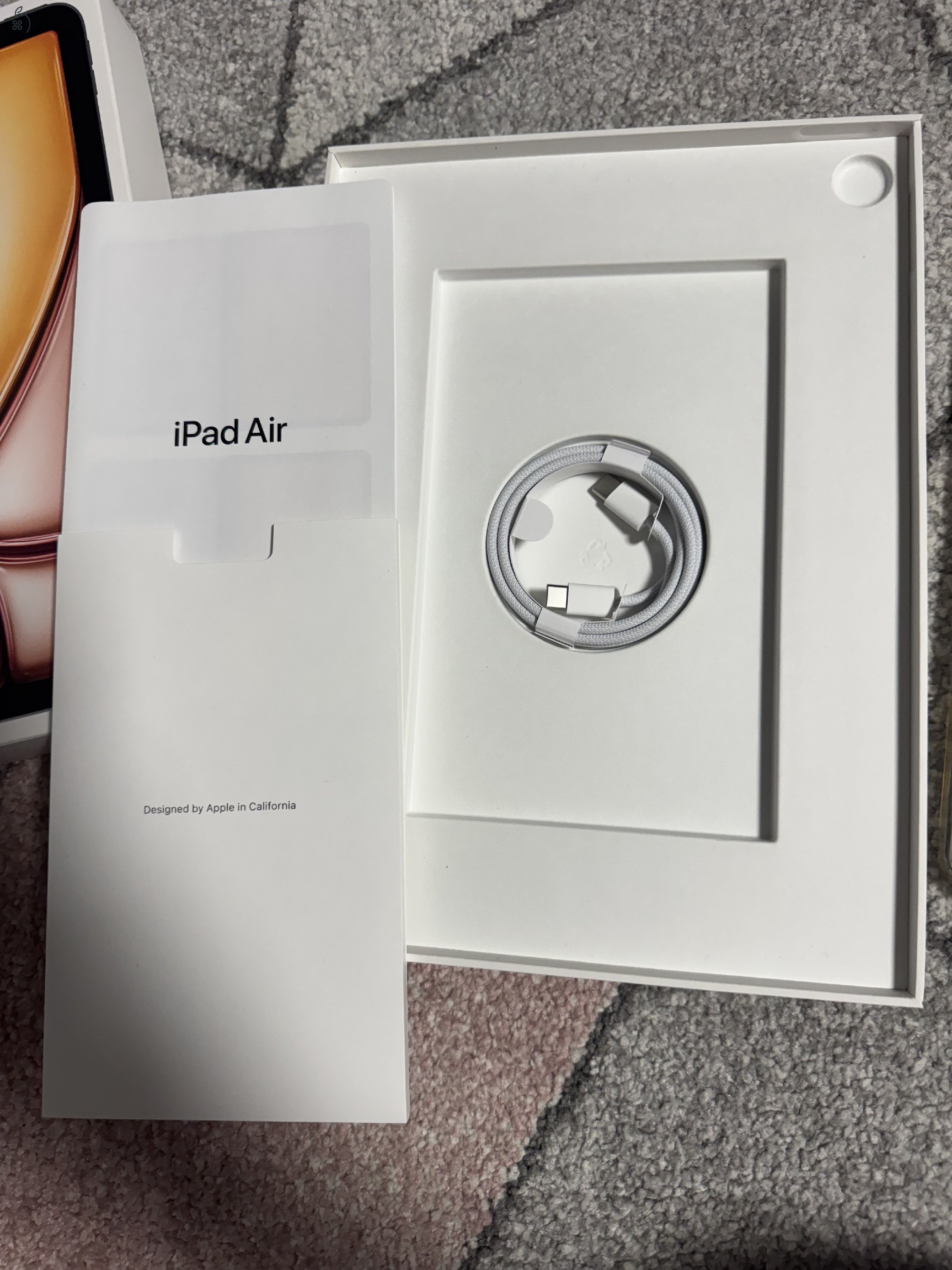 iPad Air 11” 2024 M2 256GB Starlight 100% Akku Garancia