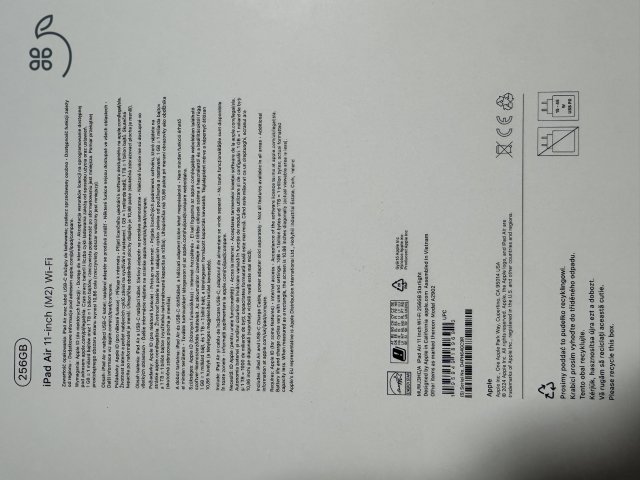 iPad Air 11” 2024 M2 256GB Starlight 100% Akku Garancia