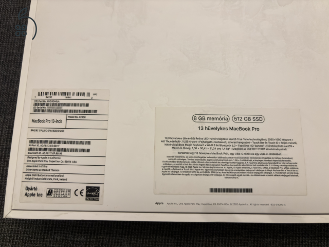 MacBook Pro 13” M1 - 512 GB
