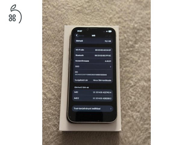 iPhone 14 Starlight 128gb - független!