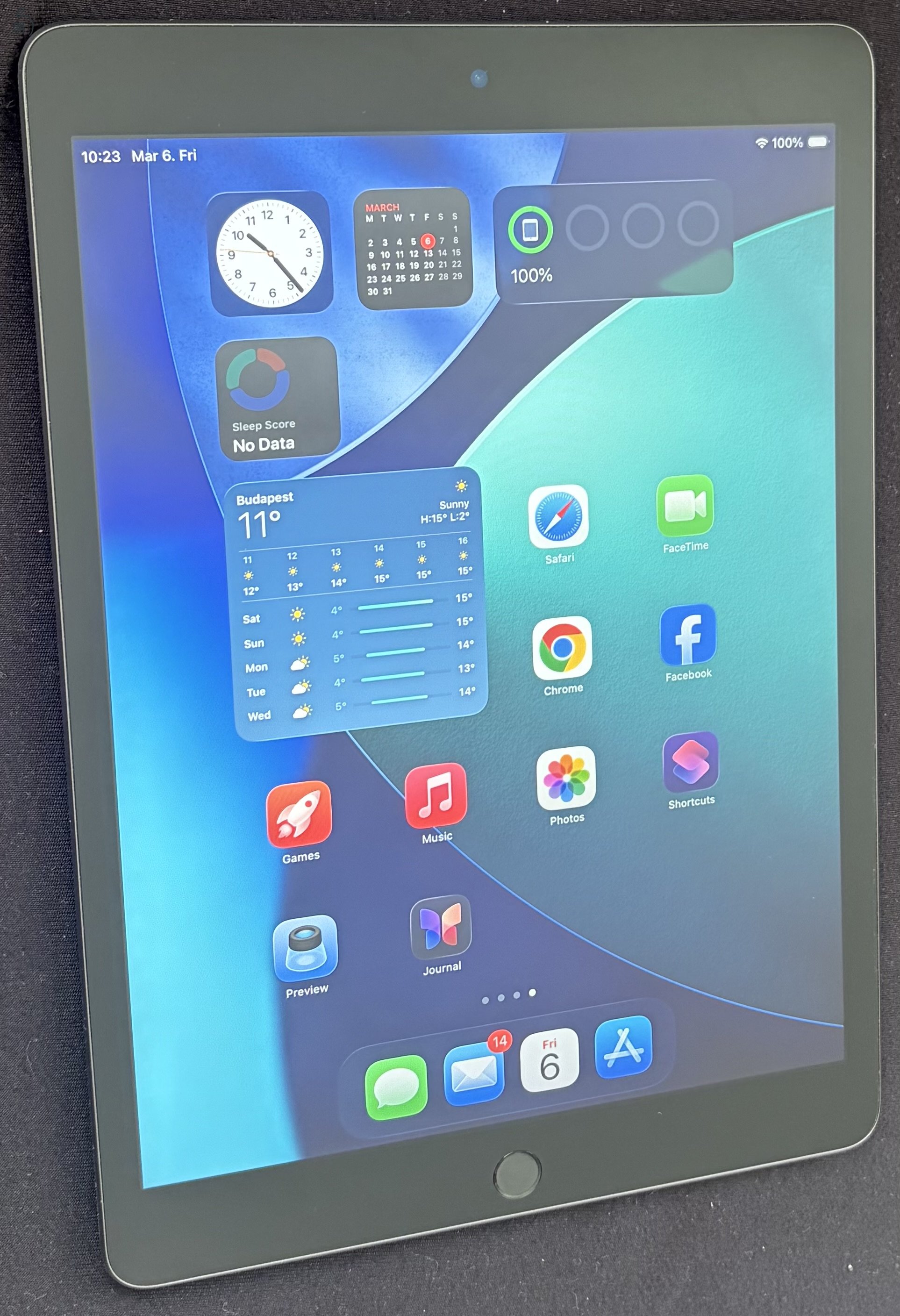 Eladó iPad 9th gen – 256 GB – asztroszürke (WiFi)