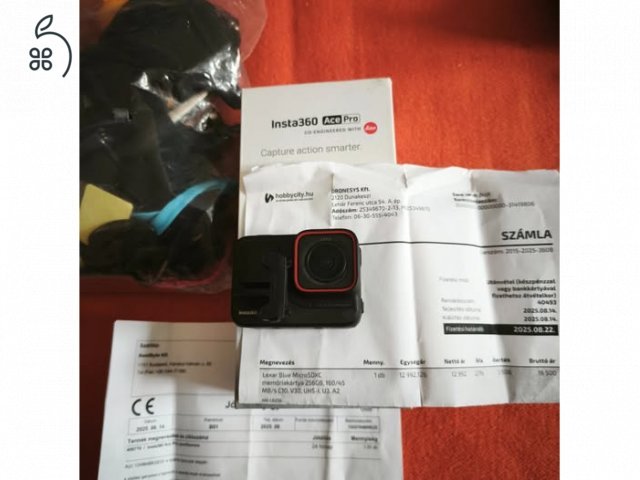Insta360 Ace Pro – 20 hó garancia – 256GB kártyával + extra tartozékok – Fix ár