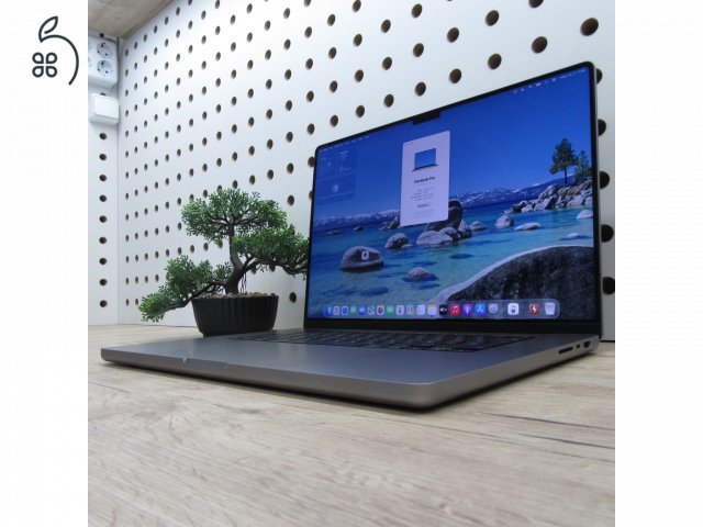 Apple MacBook Pro 16 (2021) – M1 Pro / 32GB / 512GB SSD – használt, karcmentes – 91% akku (188 ciklus)