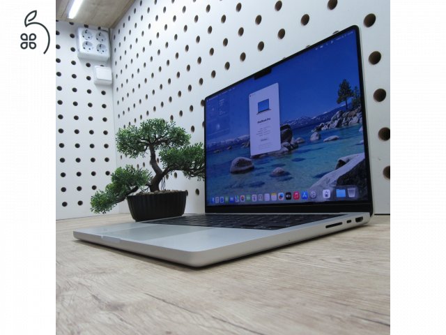 Apple MacBook Pro 14 (2021) – M1 Pro / 16GB / 500GB SSD – használt, szép állapot – 90% akku (265 ciklus)