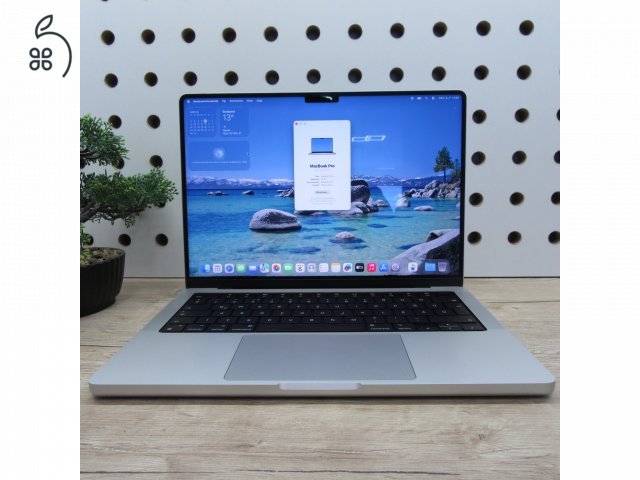 Apple MacBook Pro 14 (2021) – M1 Pro / 16GB / 500GB SSD – használt, szép állapot – 90% akku (265 ciklus)