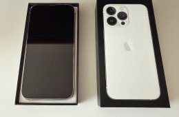 iPhone 13 Pro 256GB Silver | Új gyári 100% akku | Megkímélt | Doboz | Azonnal vihető