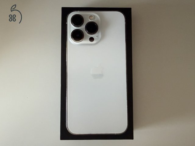 iPhone 13 Pro 256GB Silver | Új gyári 100% akku | Megkímélt | Doboz | Azonnal vihető