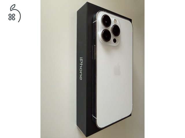 iPhone 13 Pro 256GB Silver | Új gyári 100% akku | Megkímélt | Doboz | Azonnal vihető