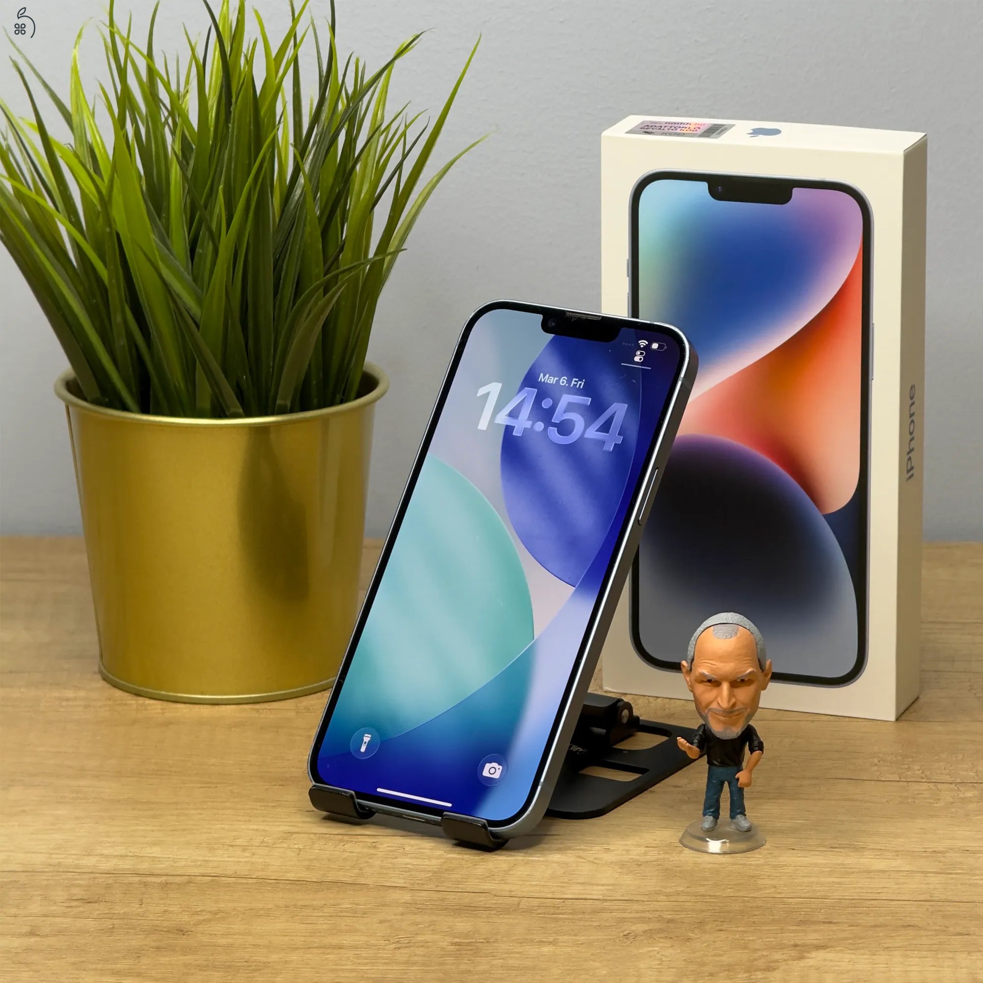 MacSzerez.com - iPhone 14 Plus / 128GB / Kék szín / Gyári Új akkumulátor! / Garancia! 